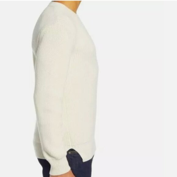 Goodlife Men's Slim-Fit Crewneck Pullover Sweater Cream Small - Picture 6 of 8